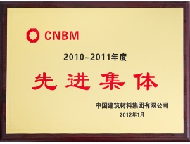 2010-2011年度建材行業(yè)先進集體