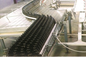 Glass bottle conveyor (SS tabletop chain conveyor)