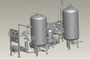 Fully automatic mixer (mass flowmeter)
